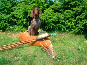 Max bei der Jagd